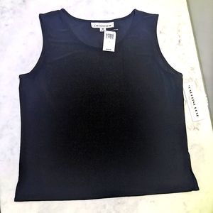 Caroline Rose Black Sleeveless Top / Black Tank Top / Caroline Rose Tank Top